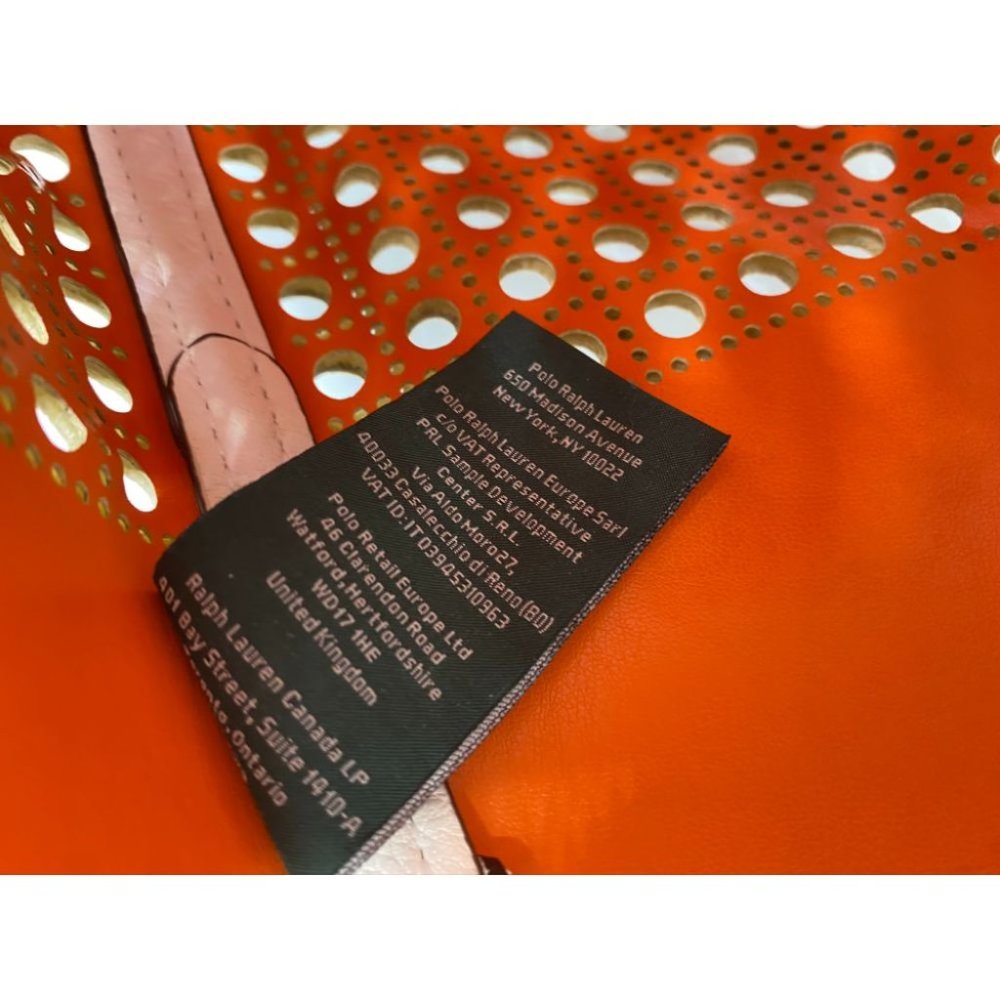 Ralph Lauren White Orange Shoulder Bag - Picture 12 of 12